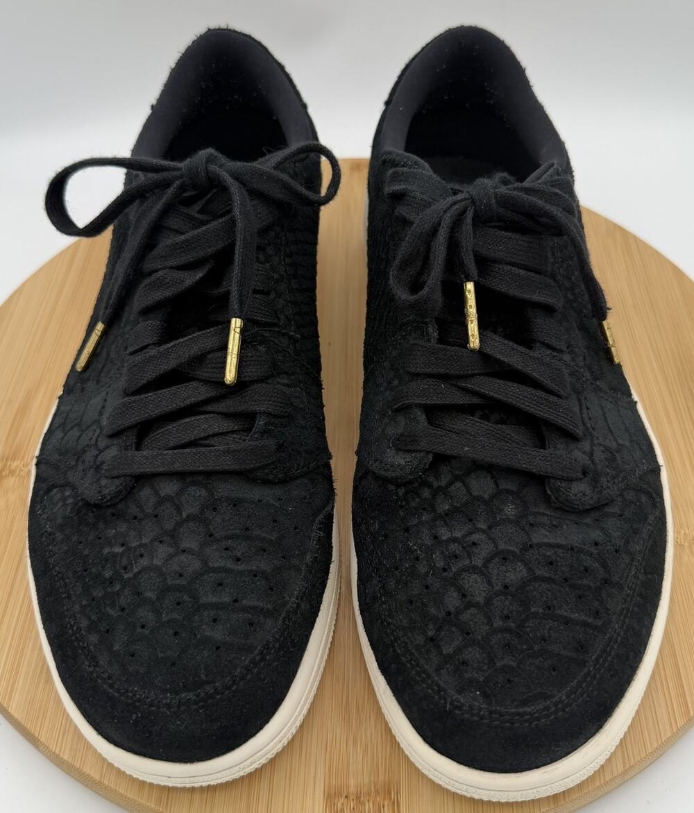 Nike Air Jordan 1 Retro Low ‘Black Python’ Sneakers Women’s Size 12 (Men’s 10.5)